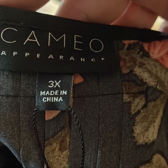 Cameo Appearance blouse. High low hem. Size 3X. New with tags. - Picture 5 of 9